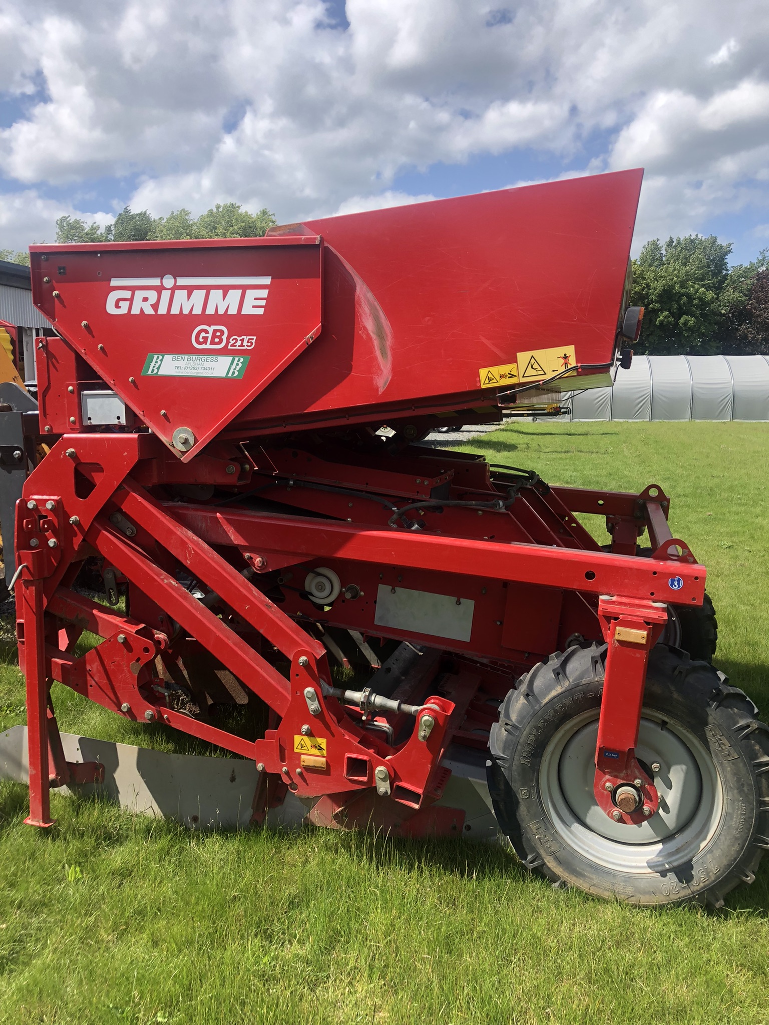 Updated photos of the Grimme GB215 2011